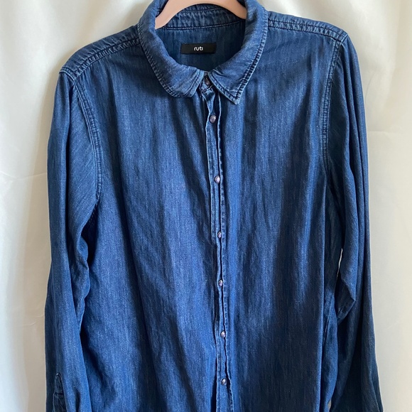Ruti Long-Sleeve Denim Shirt - Picture 1 of 7